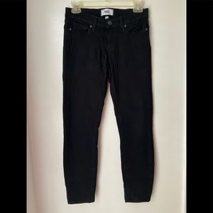 Paige denim skinny black jeans